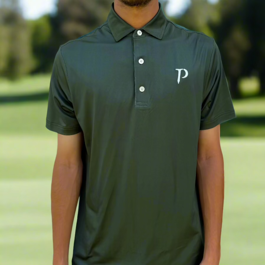 PERFORMANCE GOLF POLO - PLAYERS GREEN