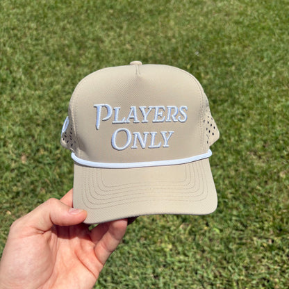 PERFORMANCE GOLF HAT - SAND